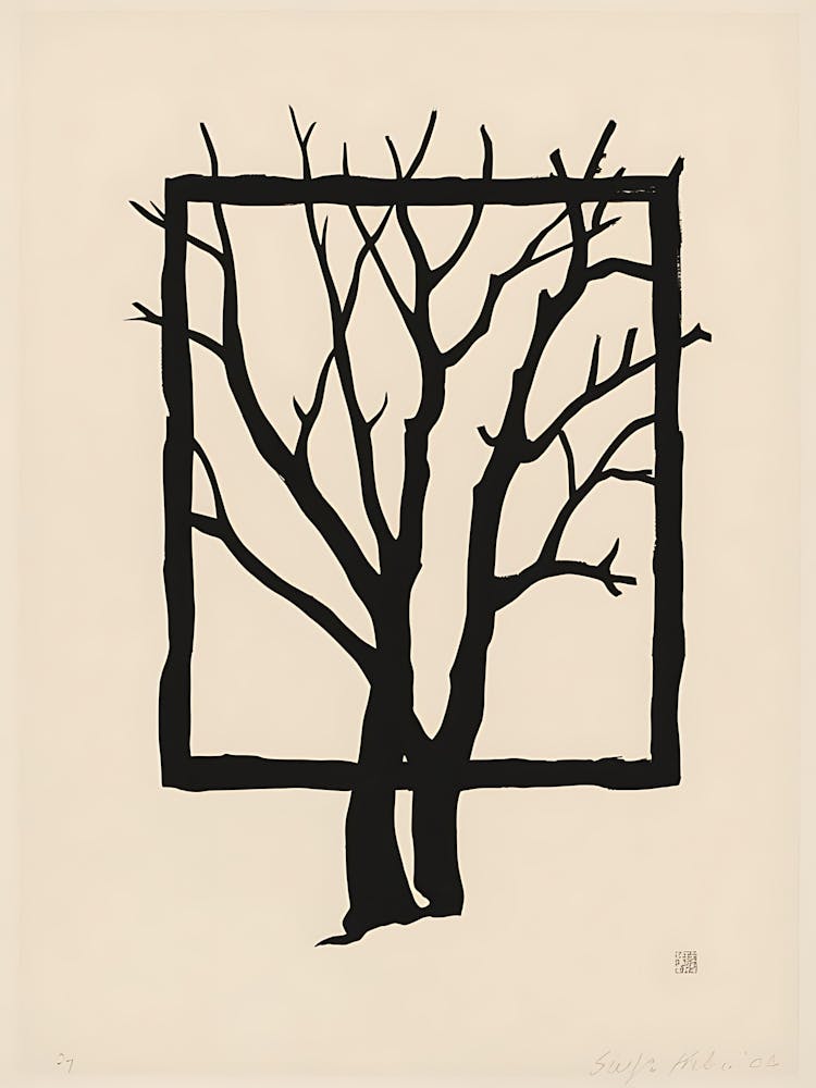 Tree In A Square