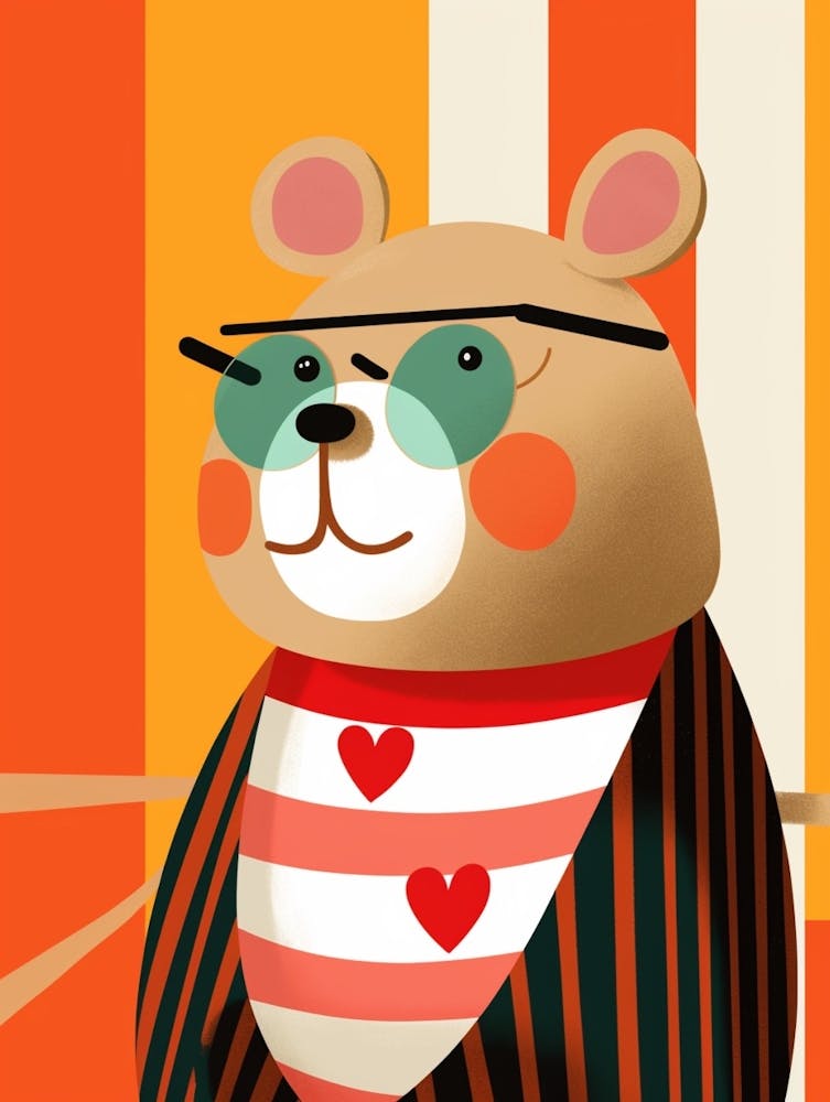 Little Beaver 1 Wearing Sunglasses