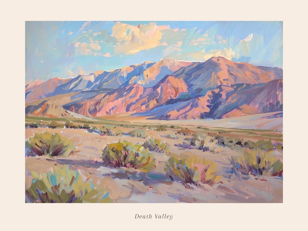 Western Landscapes Death Valley California 3 Poster