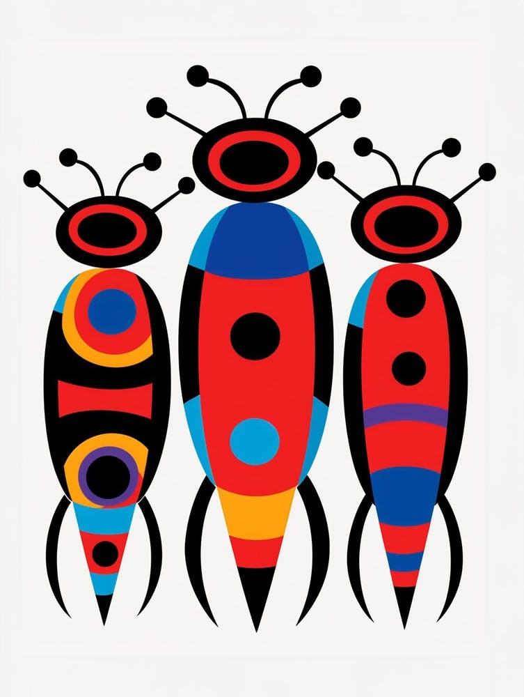 Frogs Abstract Pop Art 2