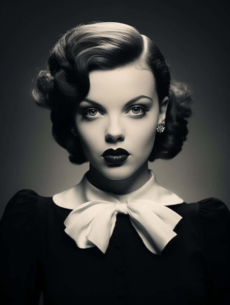 Black And White Photograph Of Judy Garland 2