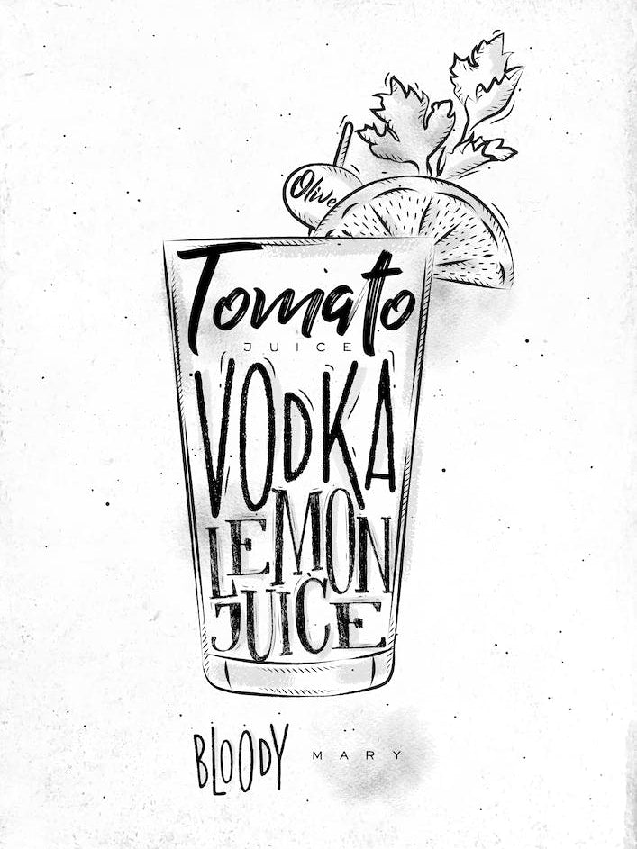 Bloody Mary Cocktail White