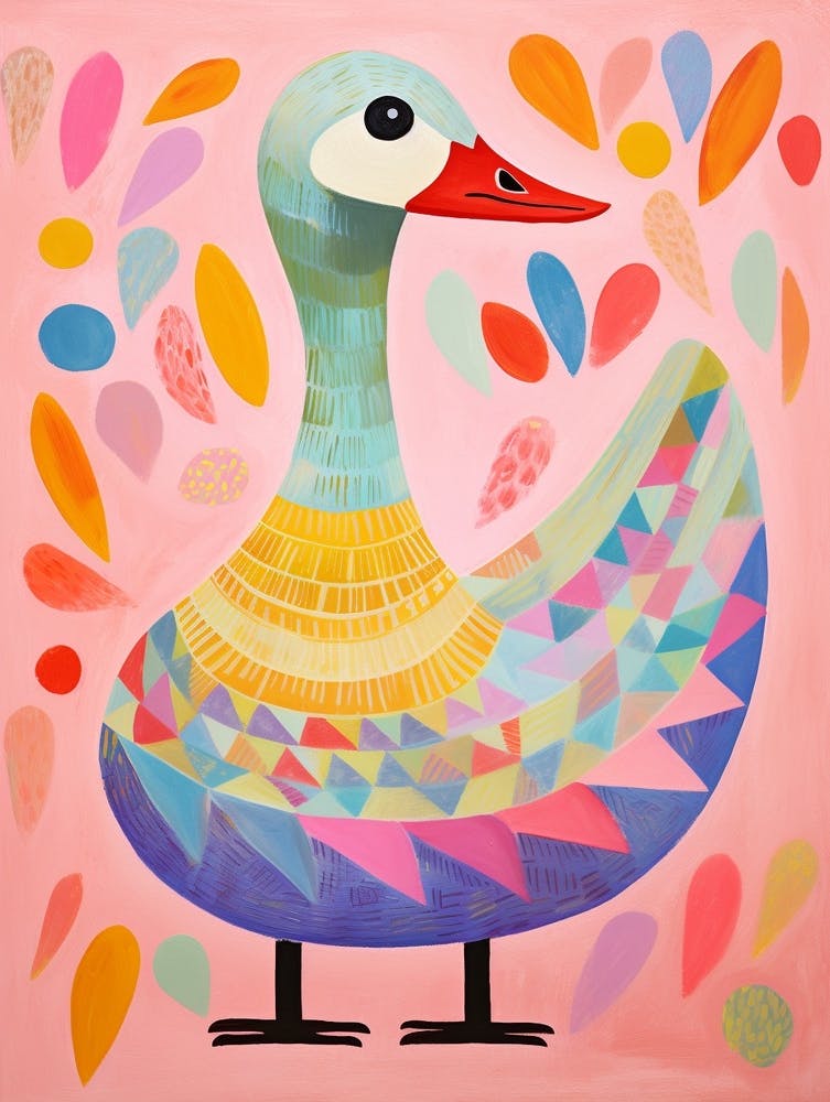 Pink Scandi Goose 2