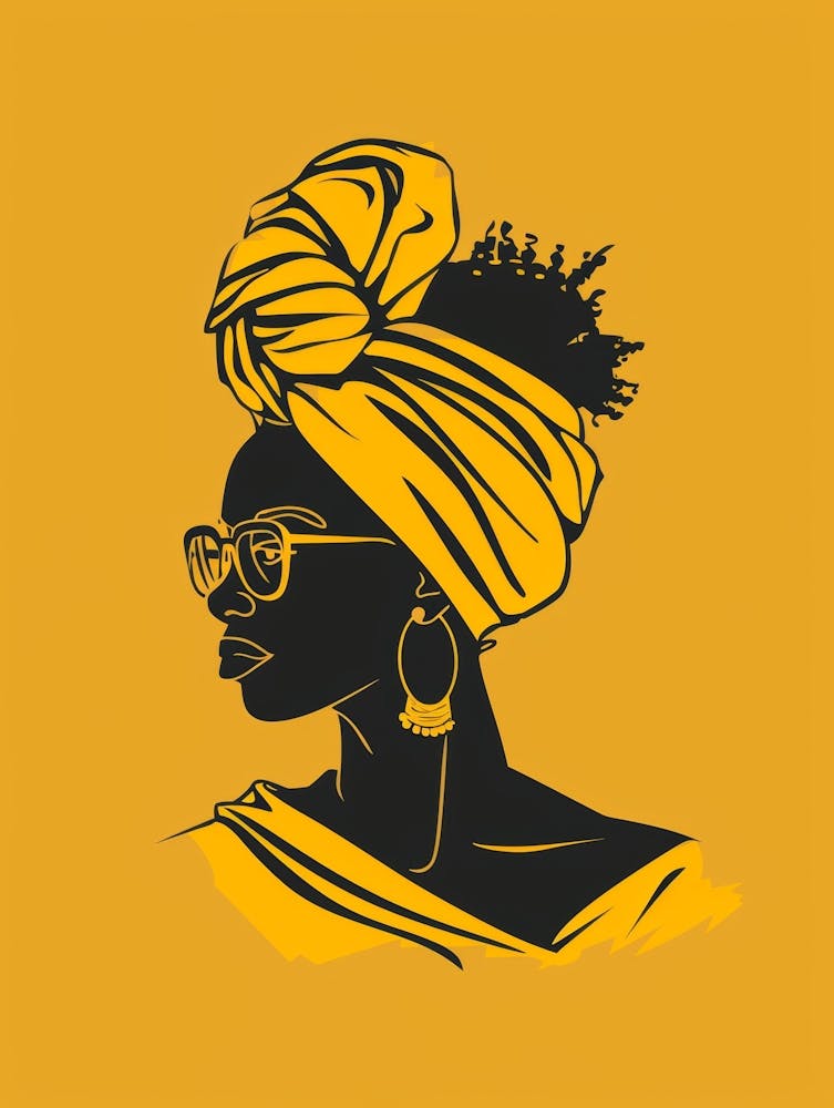 Femme Africaine au Turban 19