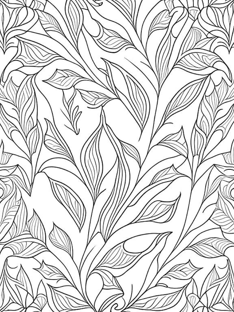 Tea Leaf William Morris Inspired 3