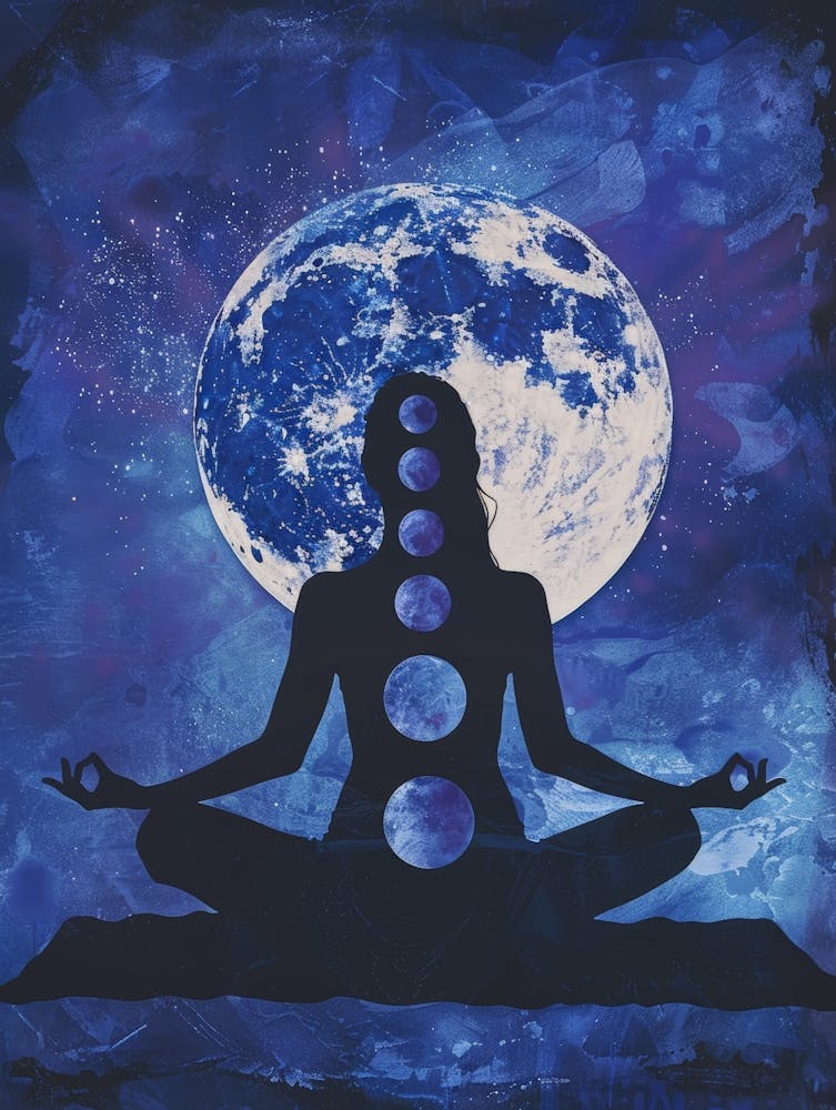 Yoga In The Moonlight