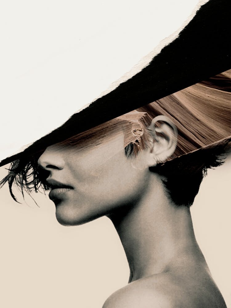 Woman Collage Portrait