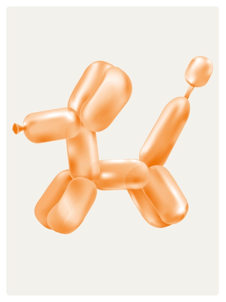 Balloon Dog Orange