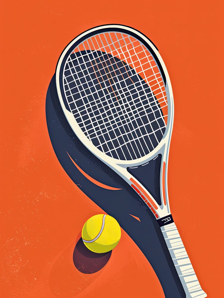 Tennis Racket And Ball 38
