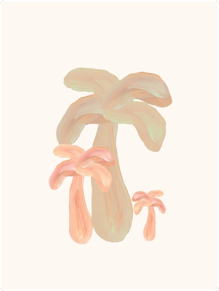 Palms Kids Room Oil Print