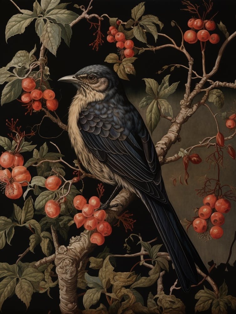 Dark And Moody Botanical Cuckoo 3