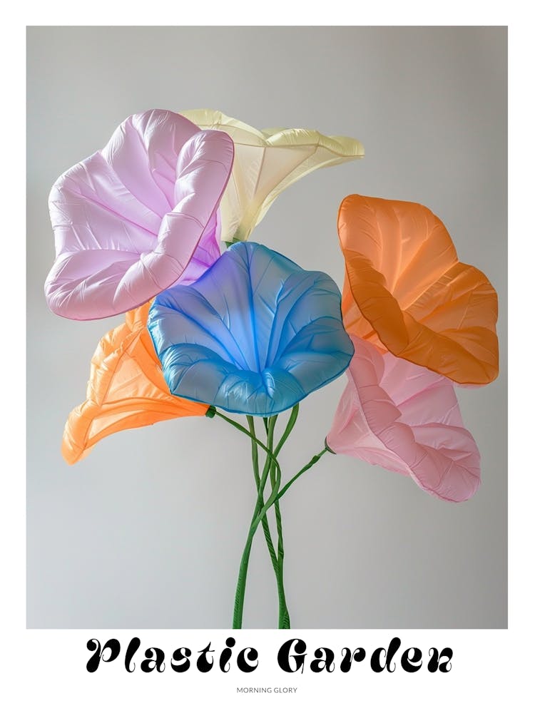 Dreamy Inflatable Flowers Poster Morning Glory 3