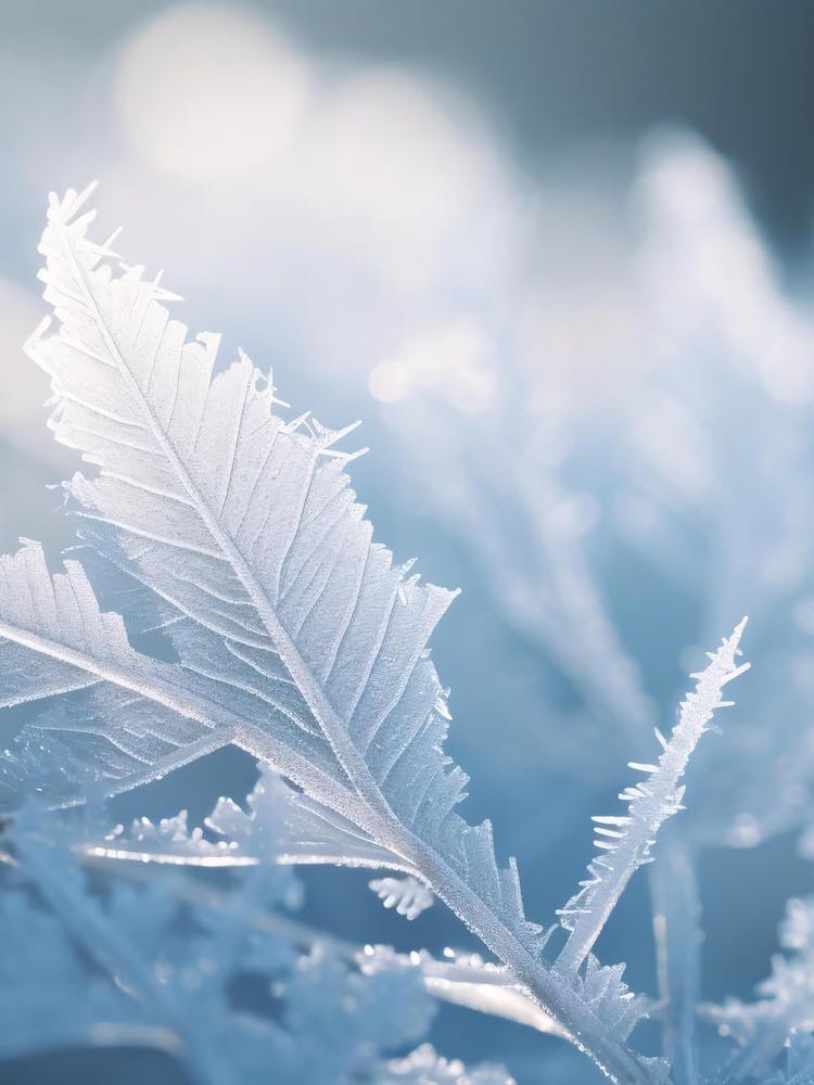 Frosty Leaves
