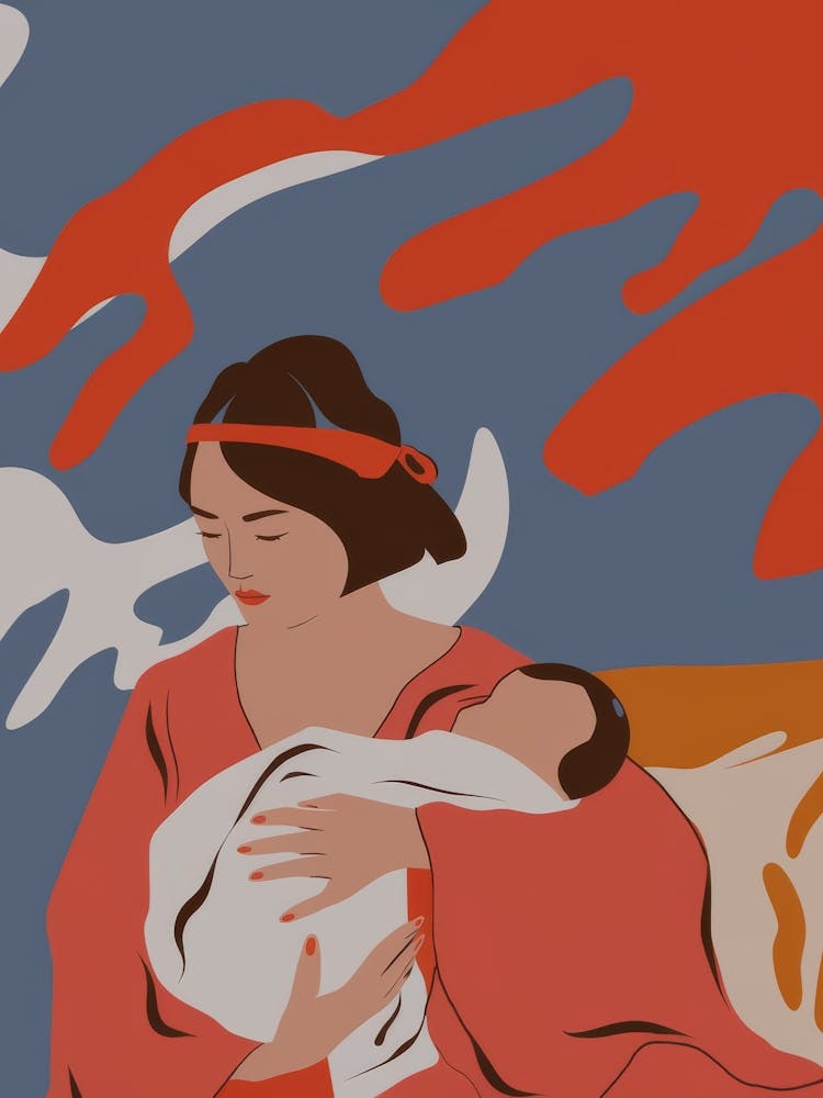 Mother’S Warm Embrace