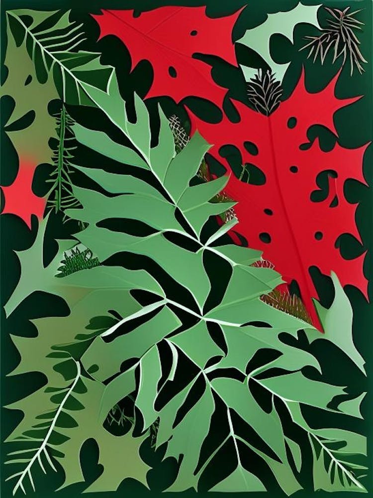 Long Eared Holly Fern Vibrant