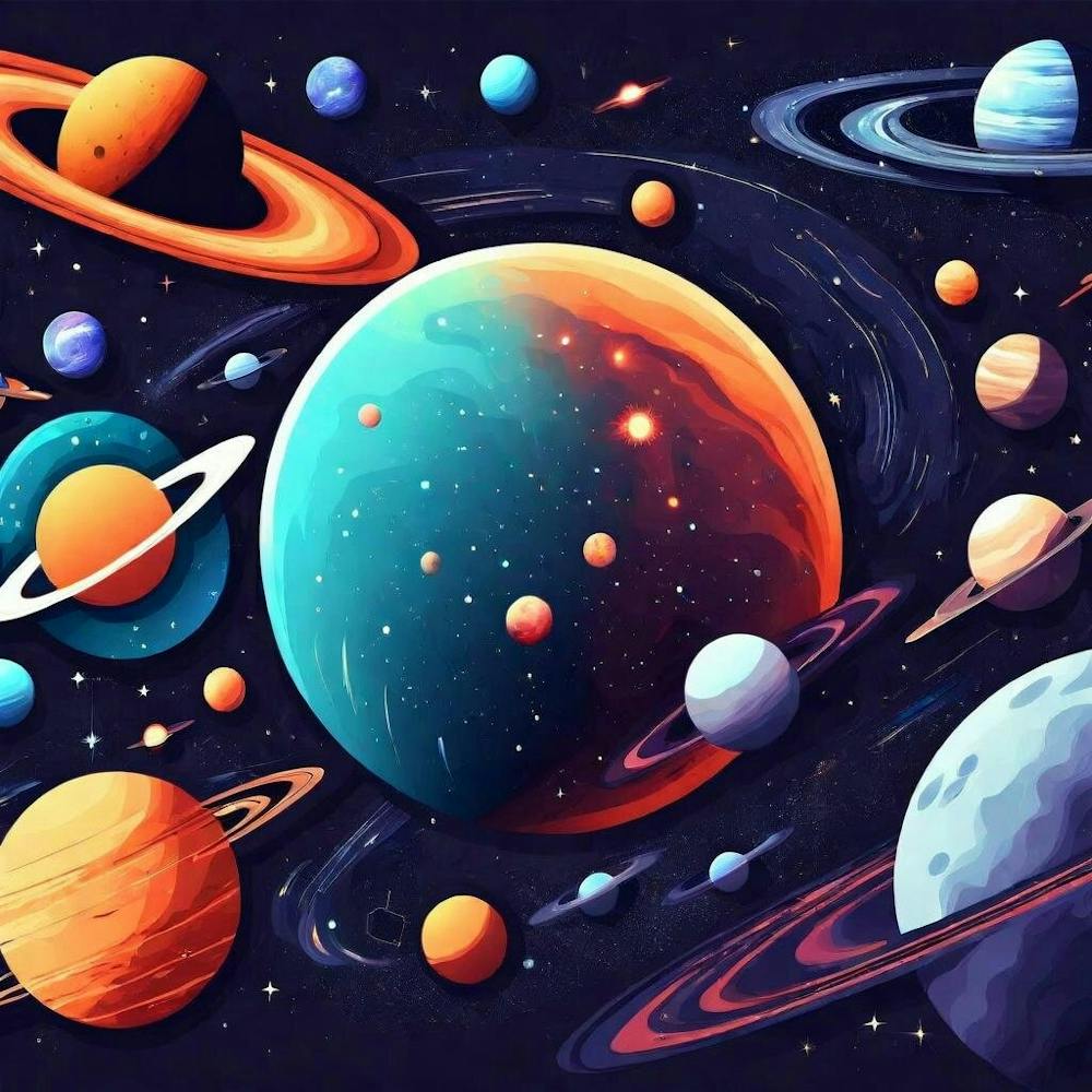 Planets In Space 1