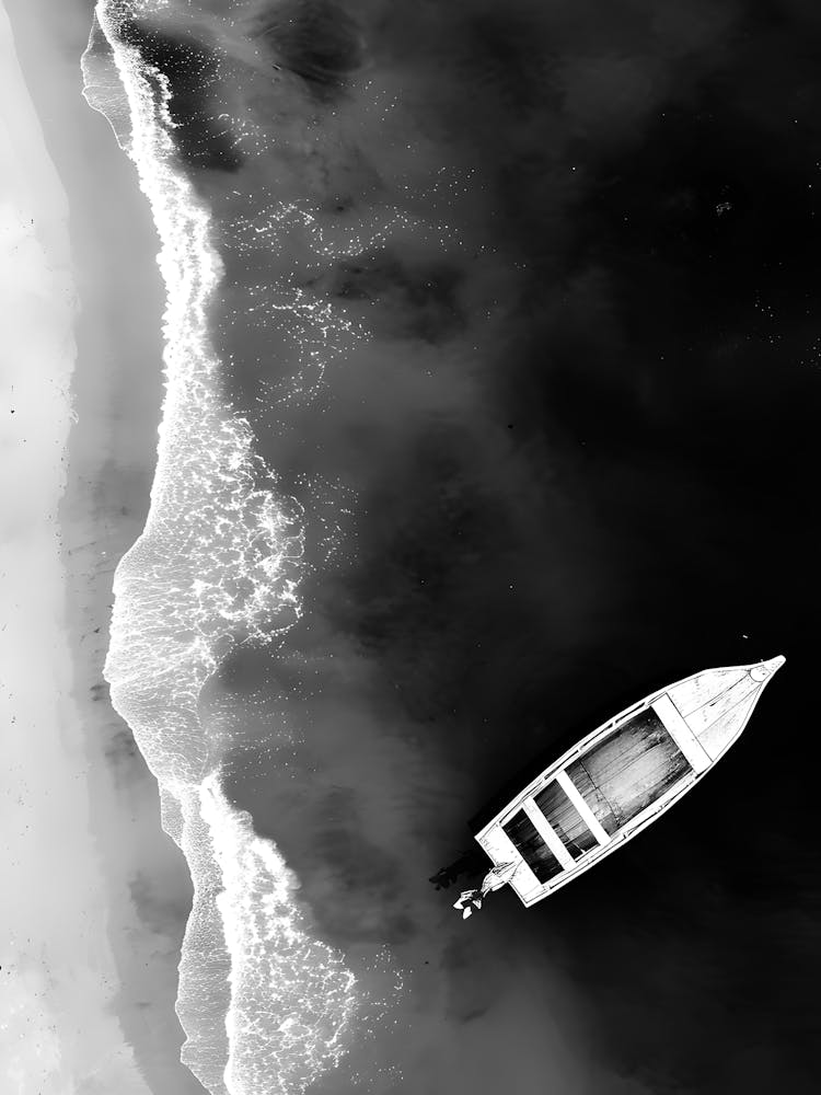 Small Boat On The Beach