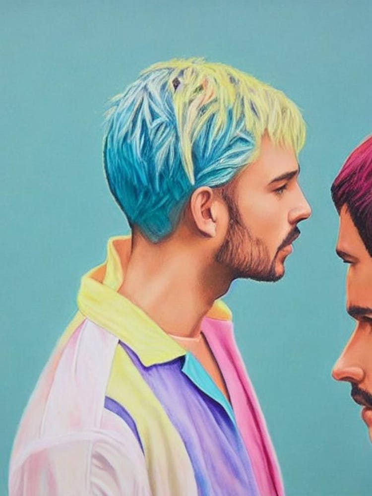 Backstreet Boys Colourful Illustration