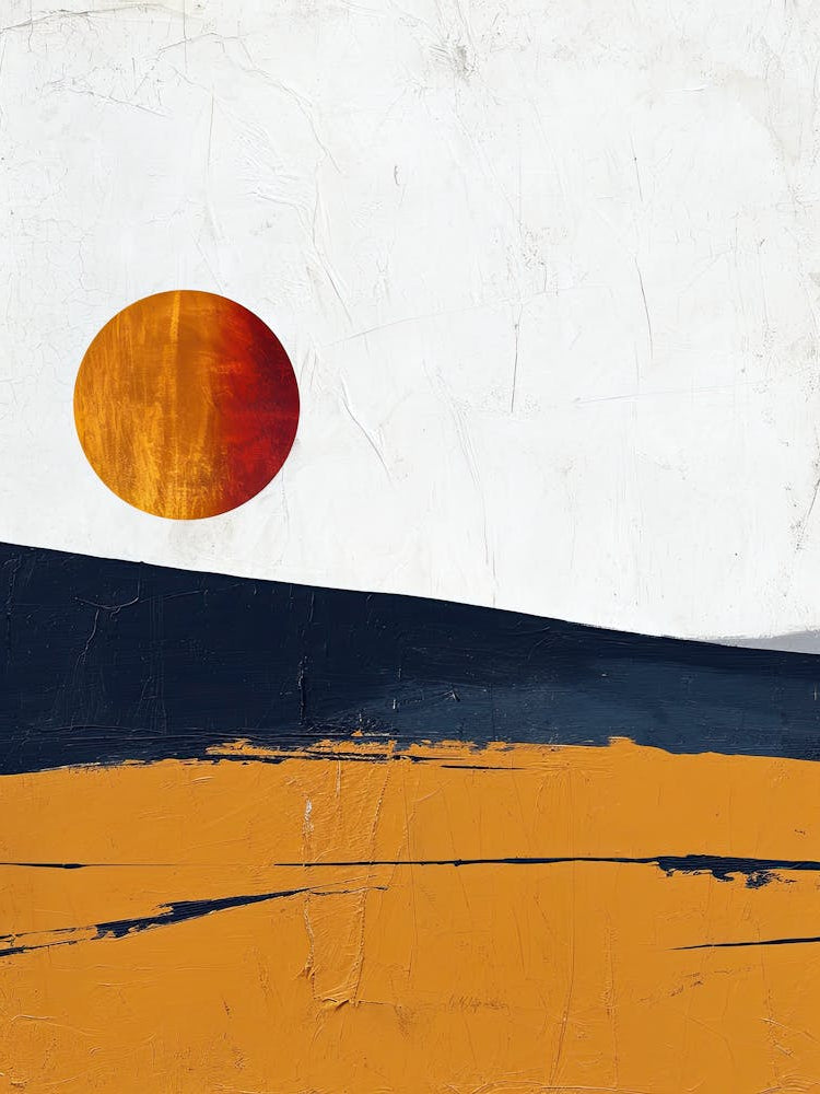 Sunset Ii Canvas Print Minimalism