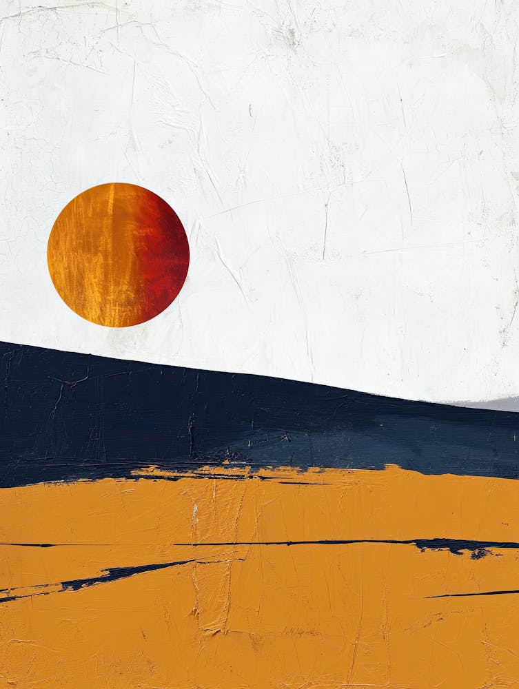 Sunset Ii Canvas Print Minimalism