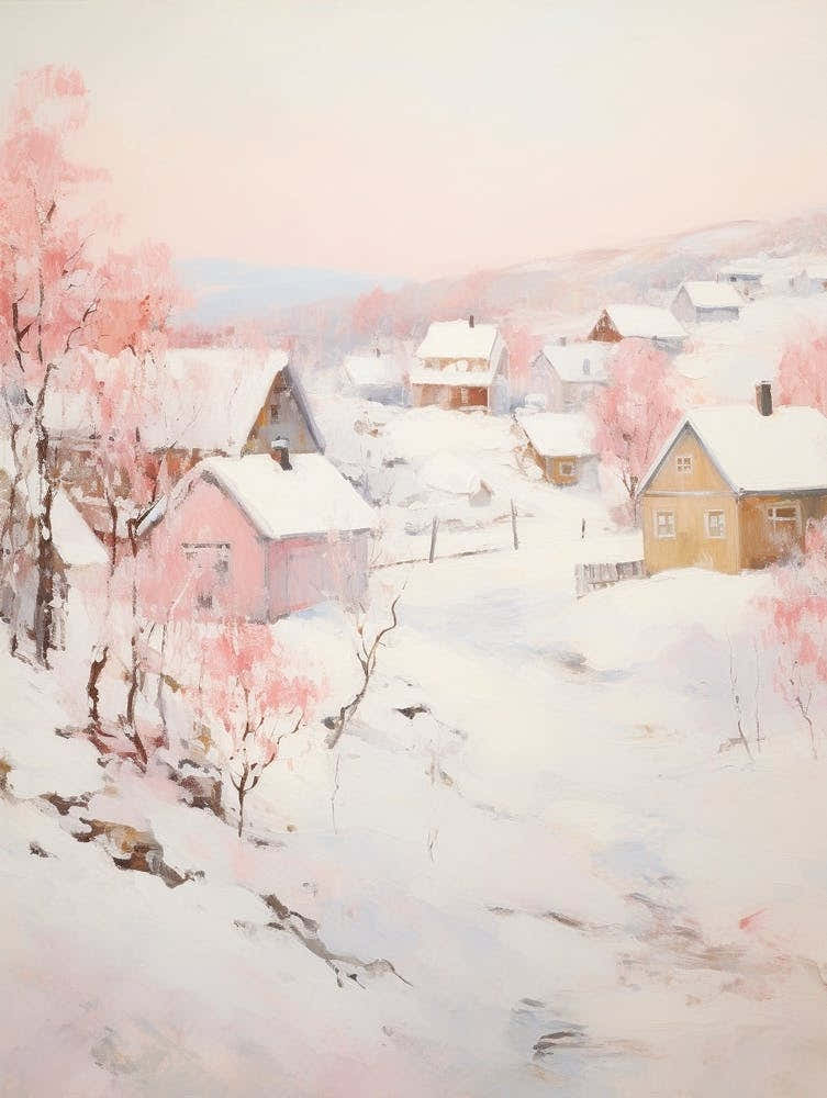 Dreamy Winter Painting Troms Norway 3