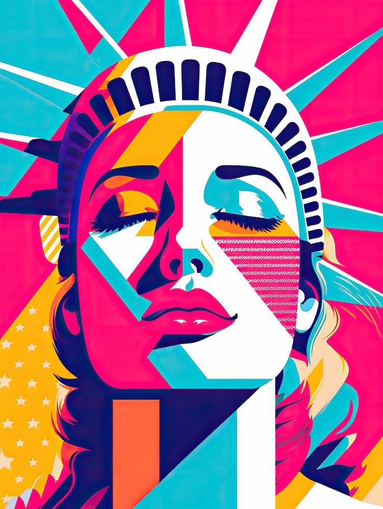 Statue Of Liberty, Pop art