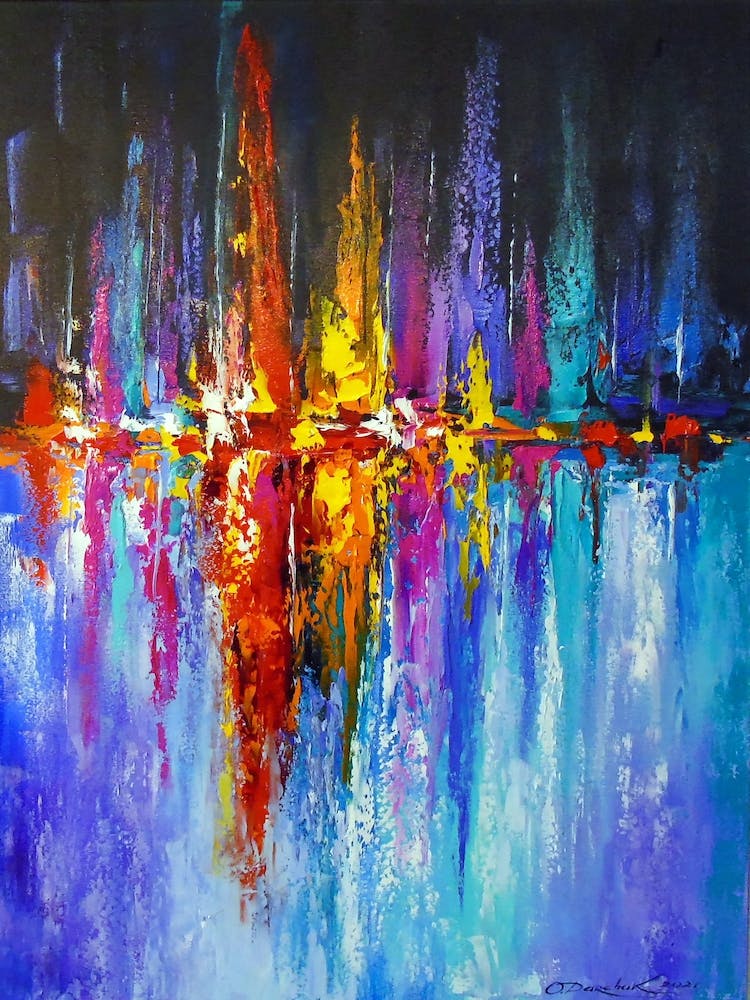 Abstract Night Bay