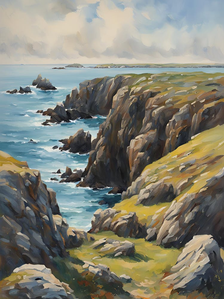 Ile Ouessant, Painting, Poster 1