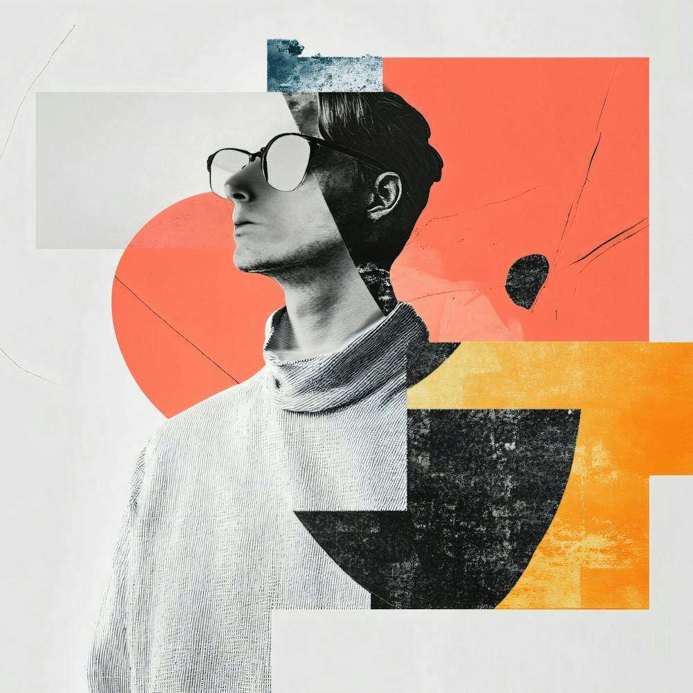 Abstract Portrait Of A Man 7