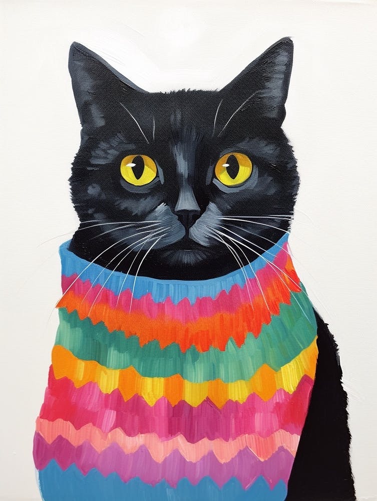 Baby Animal Wearing Sweater Cat 1