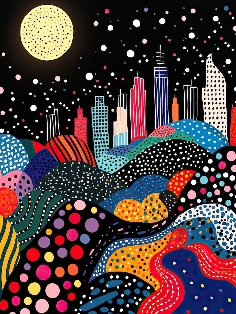 Mumbai, Illustration In The Style Of Pop Art 2