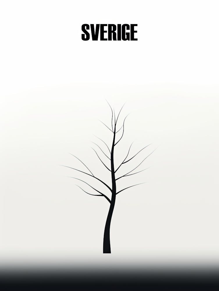 Sweden, Swedish Tree, Poster