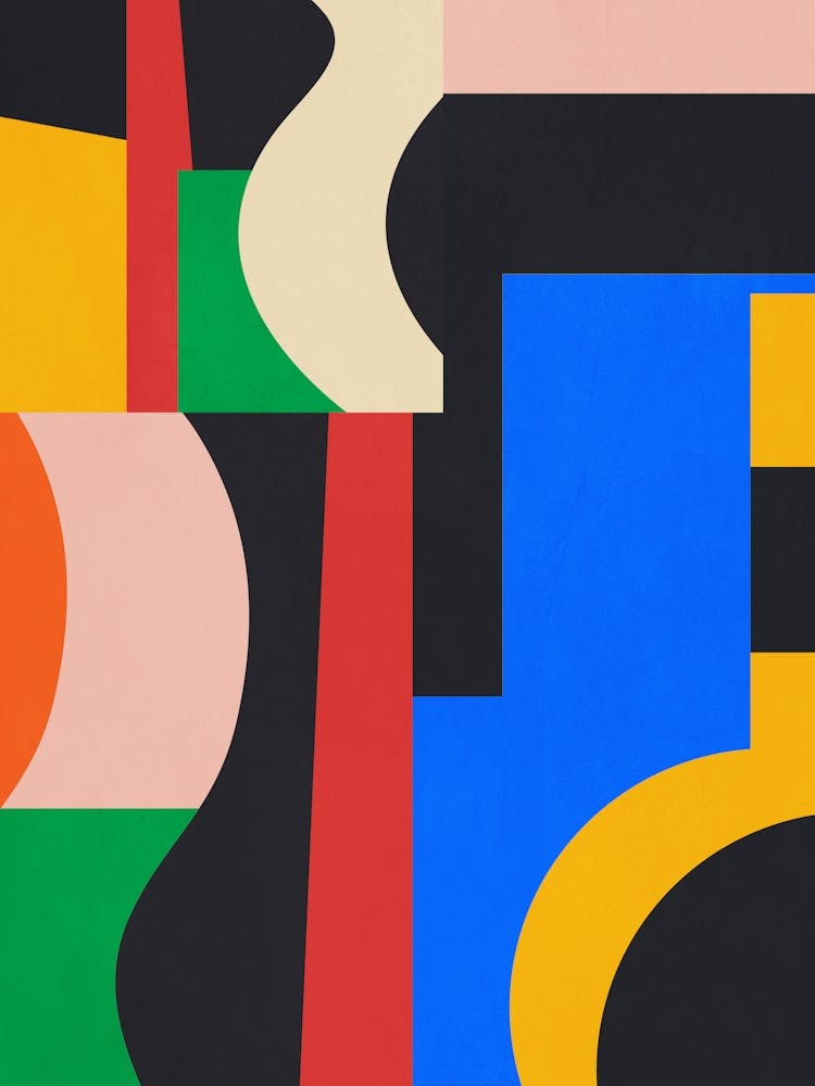 Farbenfrohe Geometrische Abstrakte Kunst 11