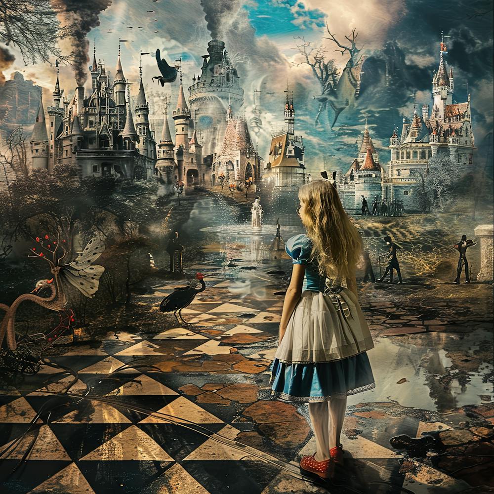Reflections of Fantasy: A Dreamer's Vision in the Wonderland Chronicles