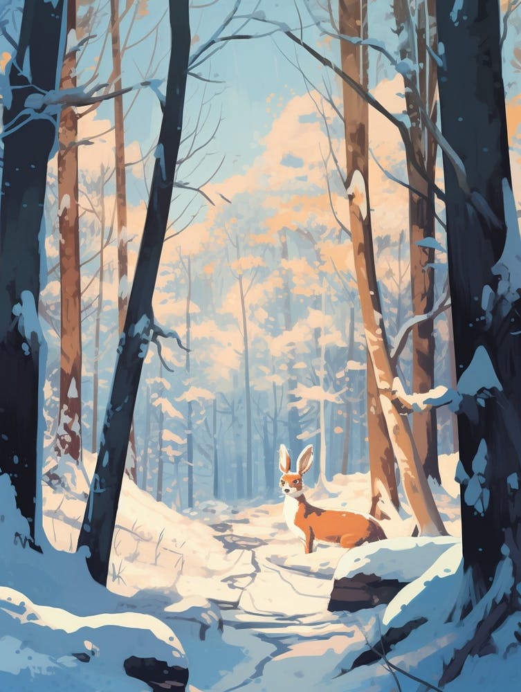 Lapin d'Hiver 1 Illustration