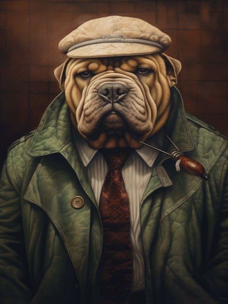 Gangster Dog Chinese Shar Pei