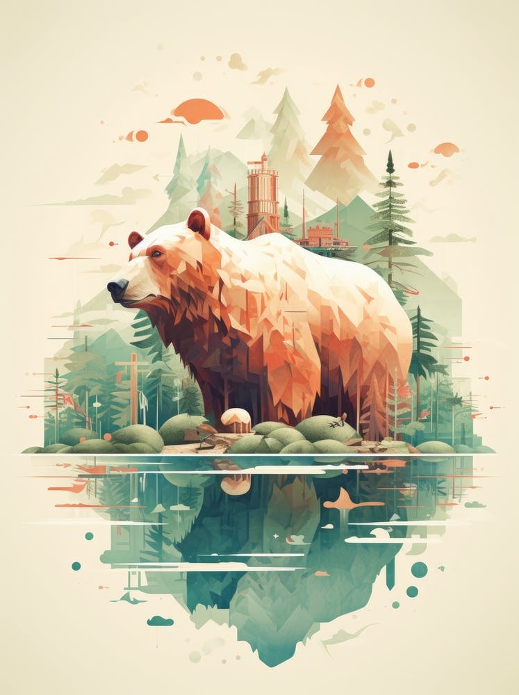 Bear In The Forest 1