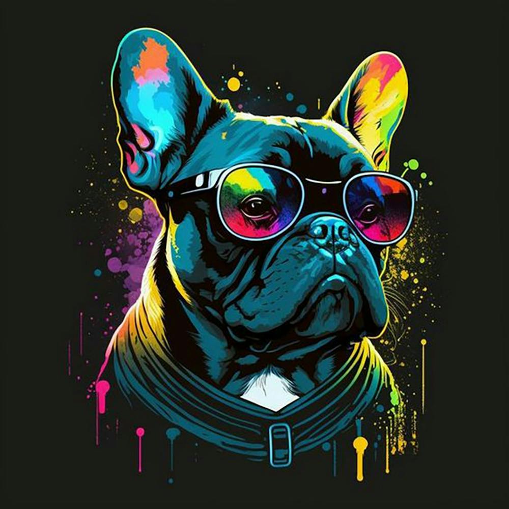 Dog Oil Painting Art