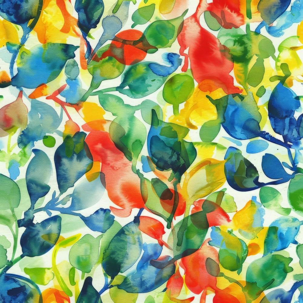 Feuilles à l'Aquarelle 4