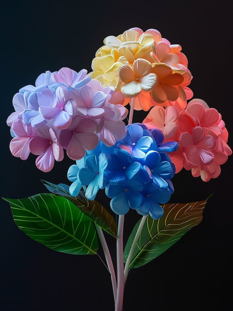 Bright Inflatable Flowers Hydrangea 1