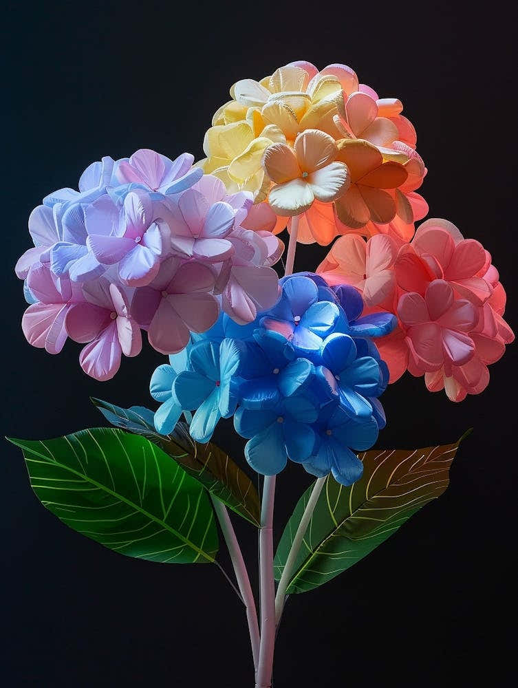 Bright Inflatable Flowers Hydrangea 1