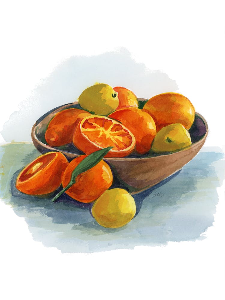 Bowl Of Oranges
