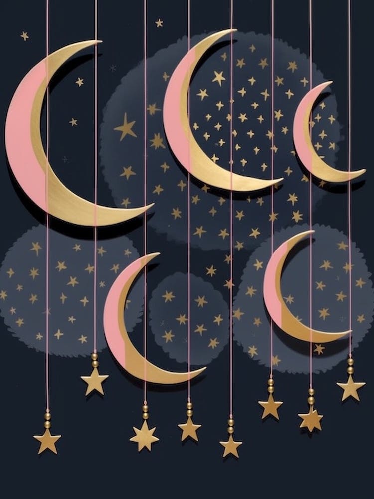 Moon And Stars Boho Celestial 2