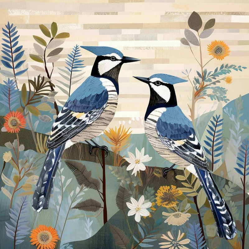 Vogel In Natur Blauhäher 1
