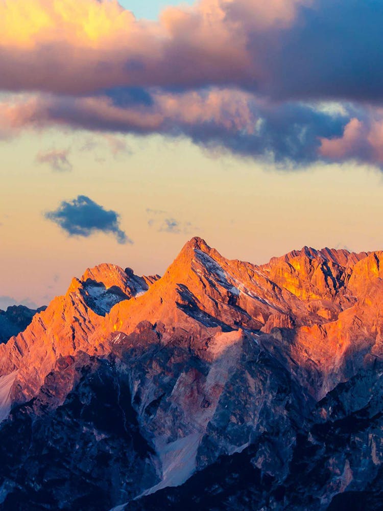 Sunset In The Mountains