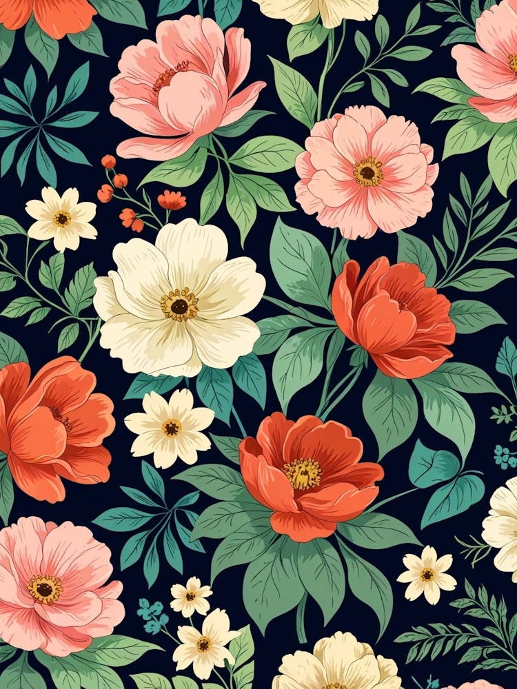 Floral Seamless Pattern
