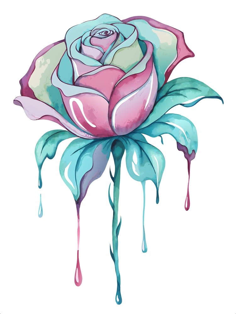 Watercolor Rose