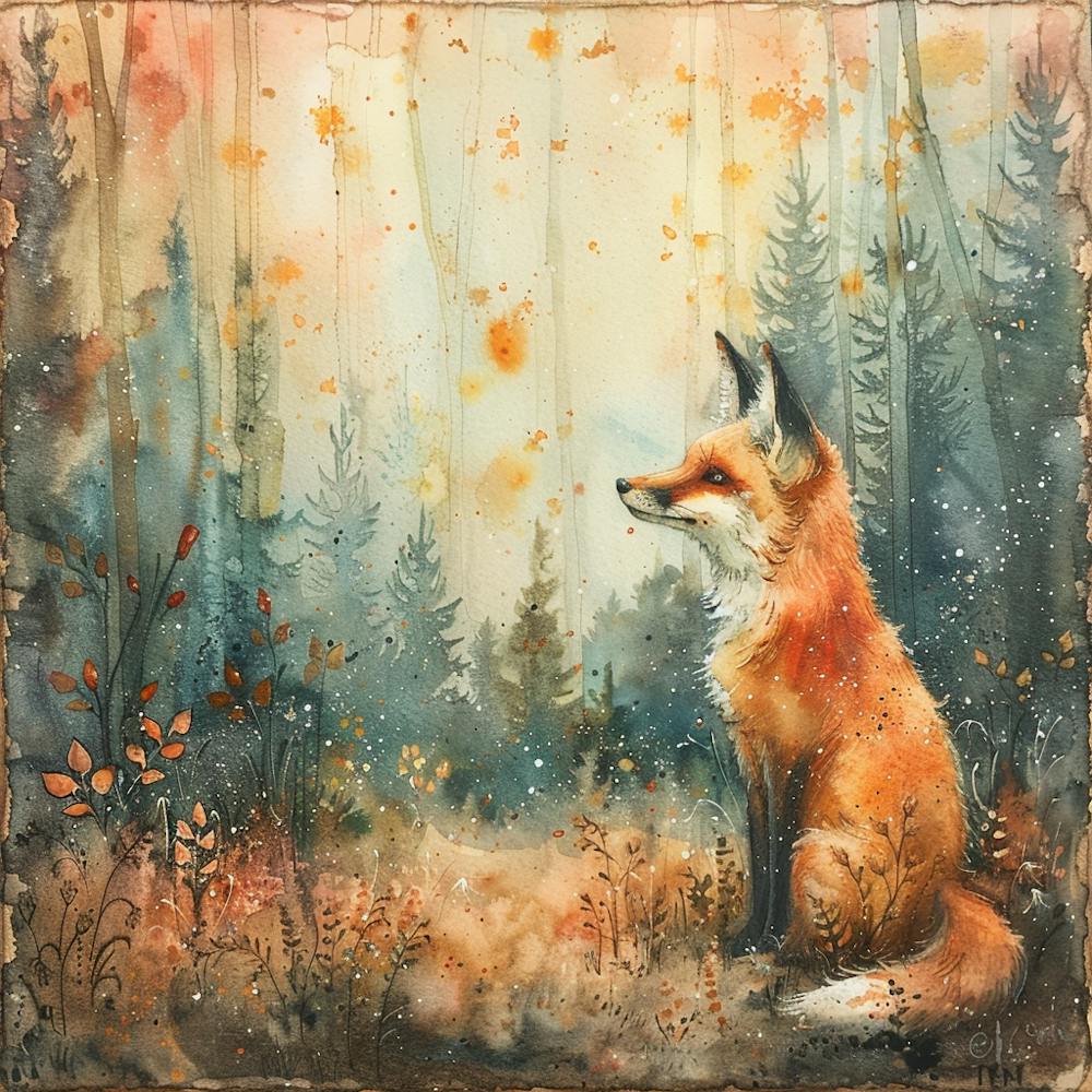 Fox In The Woods 1