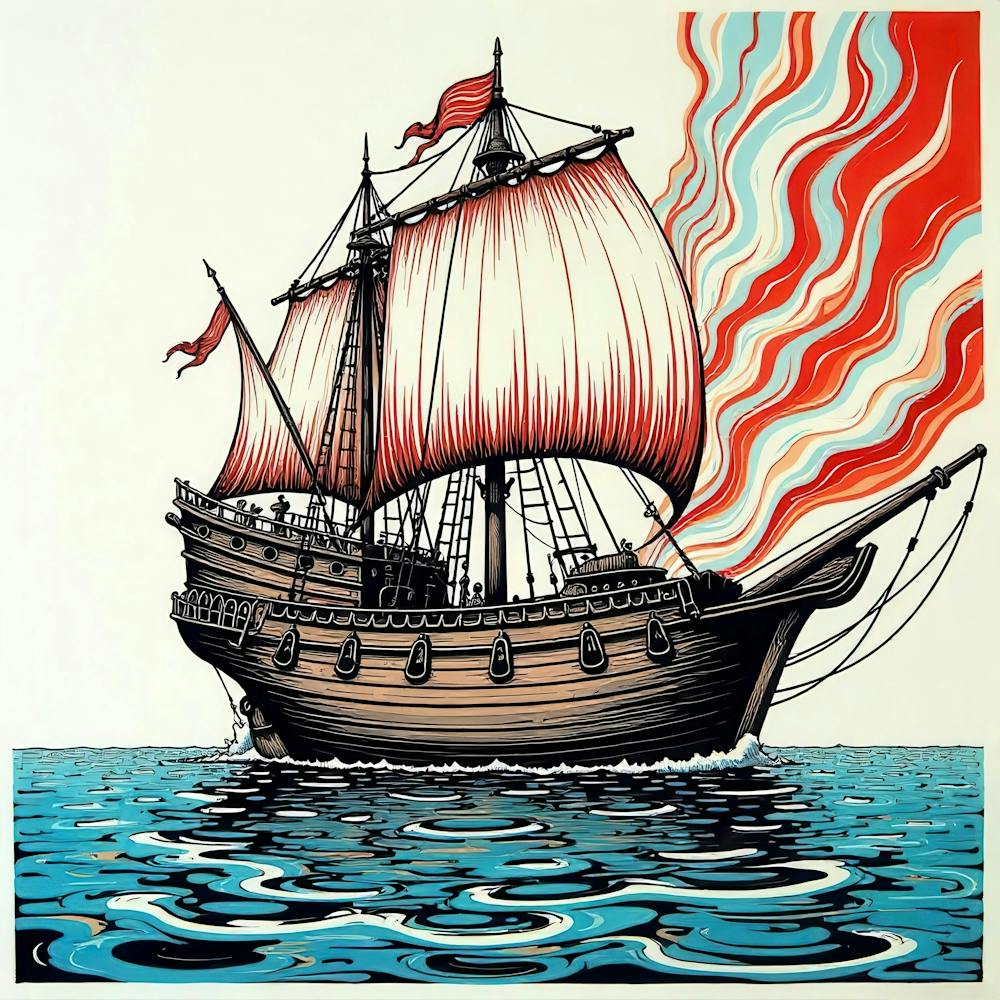 Bateau en Mer 1