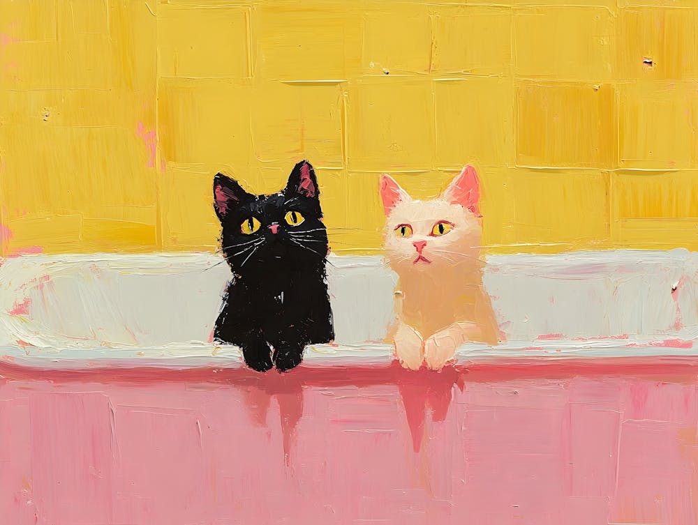 Bathroom Cats 2